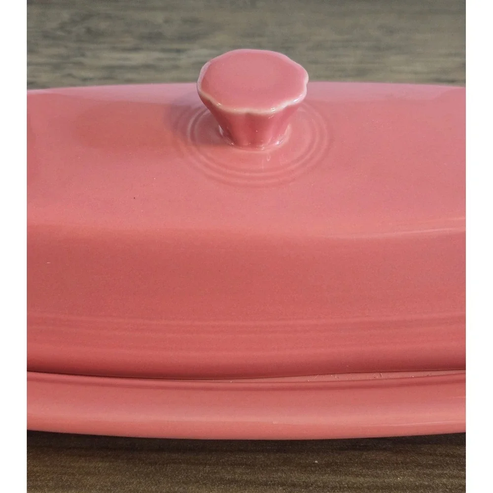 Fiesta butter dish